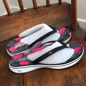 COPY - Skechers black and pink sandals